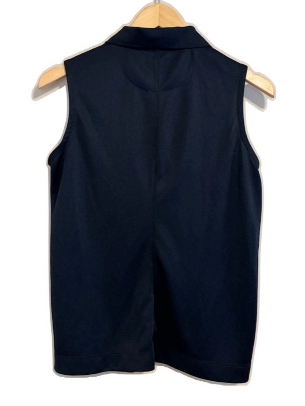 Nike Golf Black Sleeveless Polo Shirt Medium - Picture 2 of 6